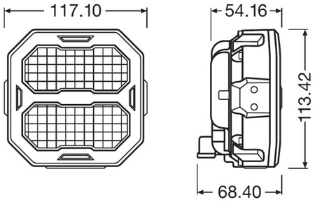 OSRAM Cube PX Wide Beam 27W 2500lm